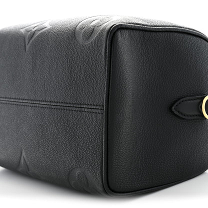 Louis Vuitton Empreinte Monogram Giant Speedy Bandouliere 25 Black 9 of 10