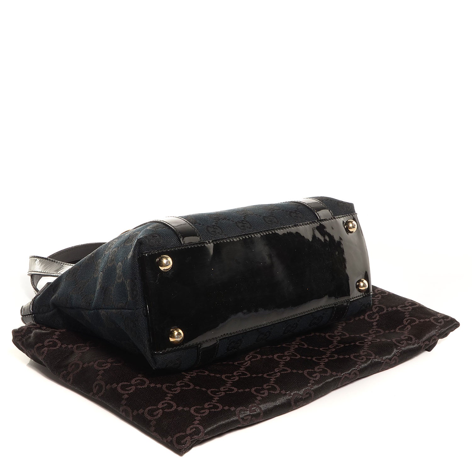 Gucci Monogram Abbey Small Tote Black 4 of 8