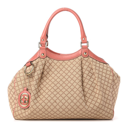 Gucci Diamante Medium Sukey Tote Coral 1 of 10