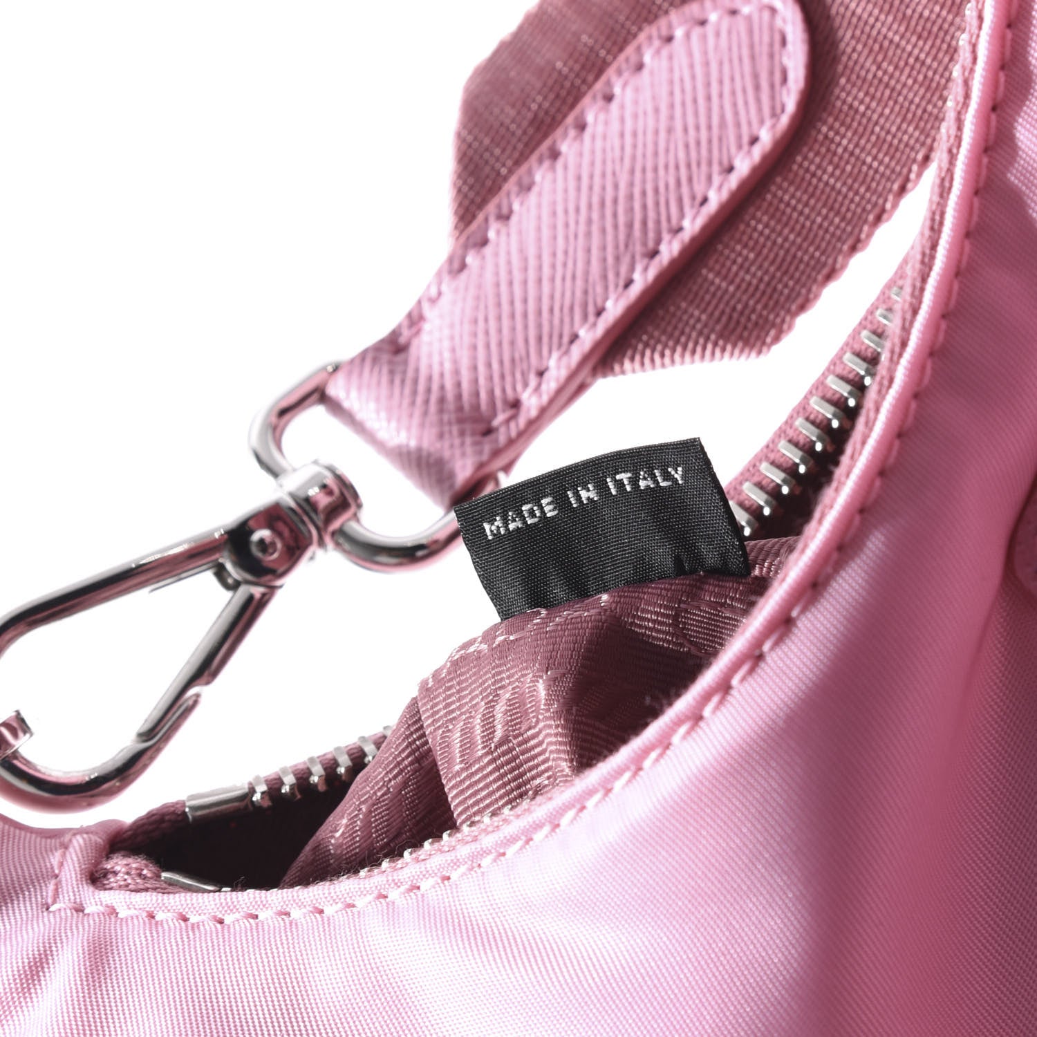 Prada Nylon Re-Edition 2005 Shoulder Bag Rosa 8 of 11