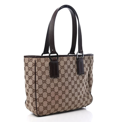 Gucci Monogram Medium Tote Dark Brown 2 of 4