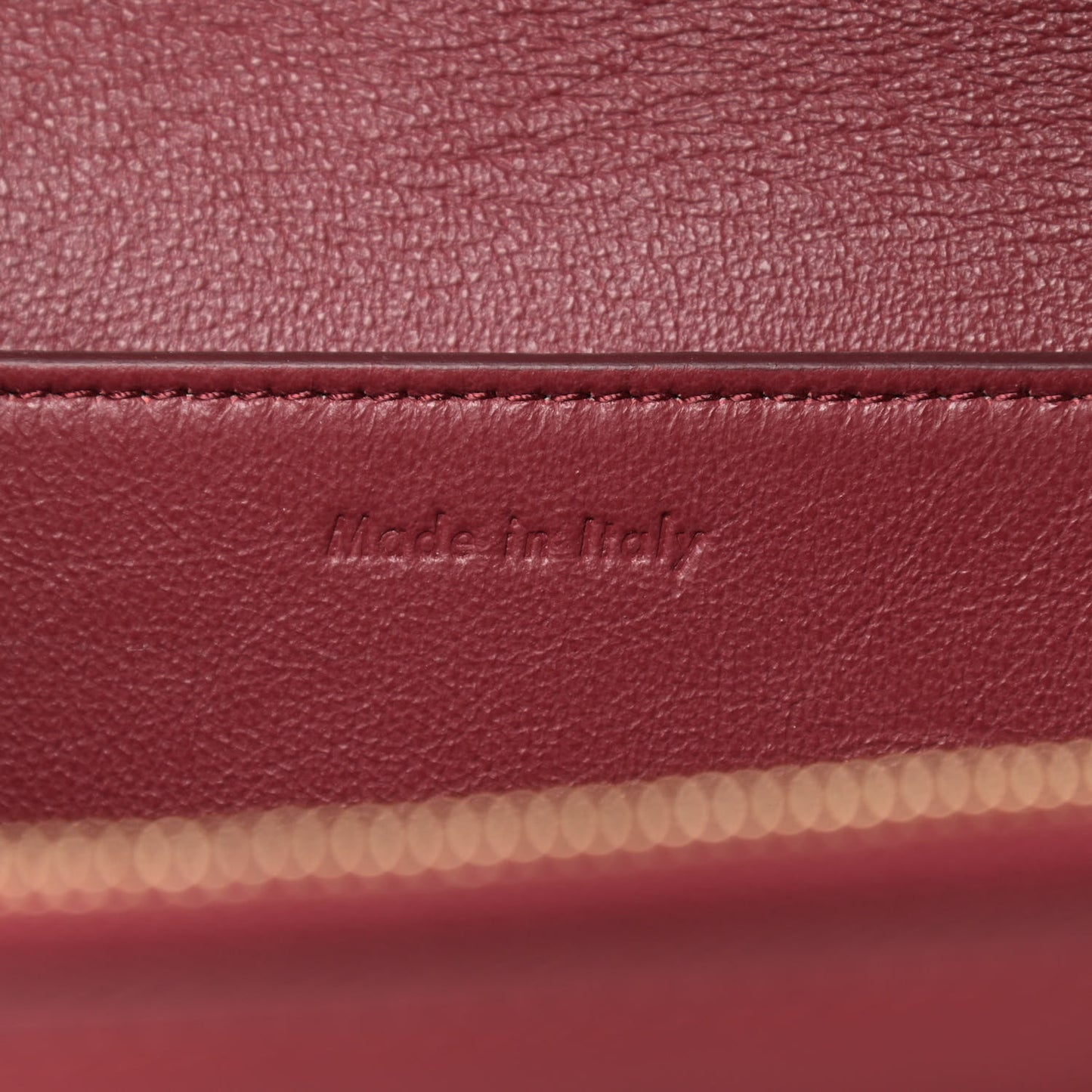 Shiny Smooth Calfskin Medium Frame Shoulder Bag Ruby Nude