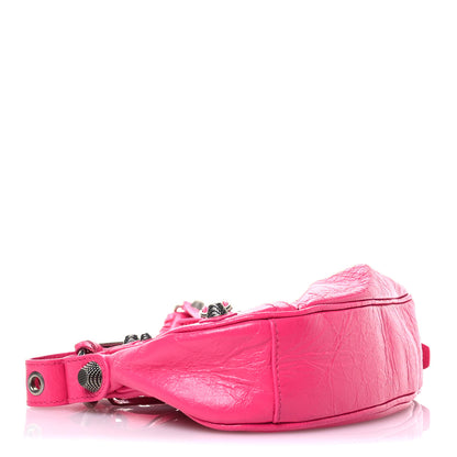 Balenciaga Agneau Arena Le Cagole Shoulder Bag XS Violet Fuxia 6 of 11