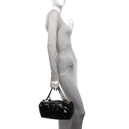 Chanel Vinyl Rock and Chain Small Bowler Black 2 of 10