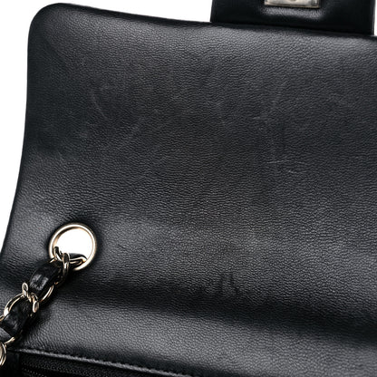 Chanel Lambskin Quilted Mini Rectangular Flap Black 10 of 12