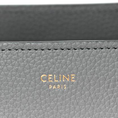 Celine Baby Drummed Calfskin Micro Luggage Kohl 6 of 9