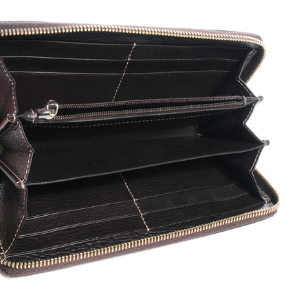 Gucci Guccissima GG Pierce Zip Around Wallet Dark Brown 5 of 7