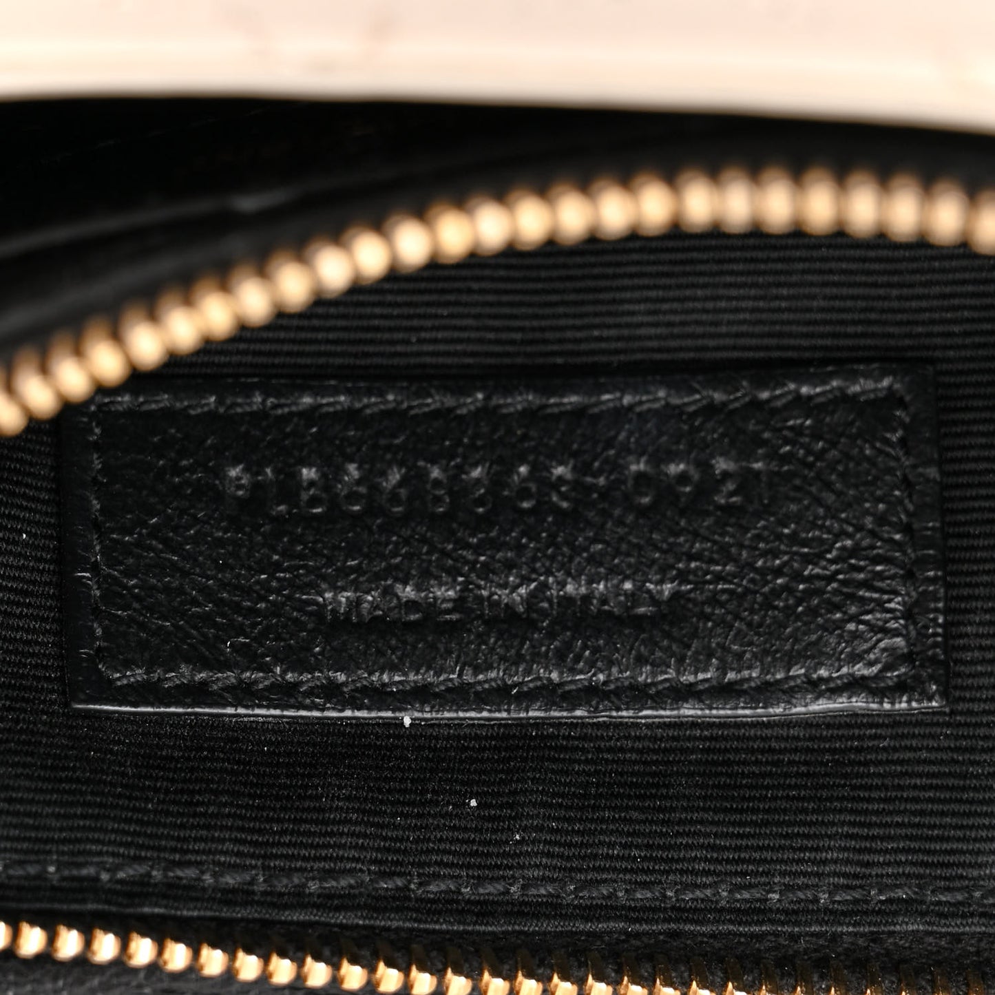 Lambskin Quilted Mini Gaby Satchel Blanc Vintage