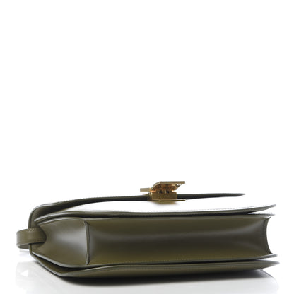 Celine Box Calfskin Classic Box Medium Flap Bag Army Green 4 of 9