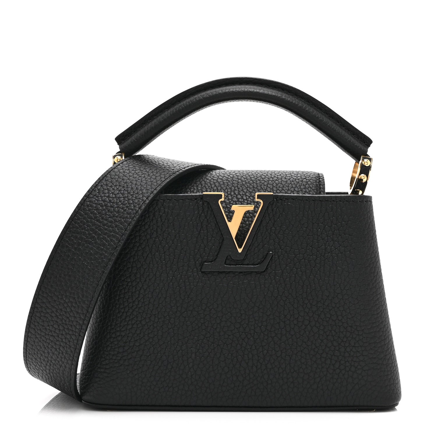 Louis Vuitton Taurillon Mini Capucines Black 1 of 9