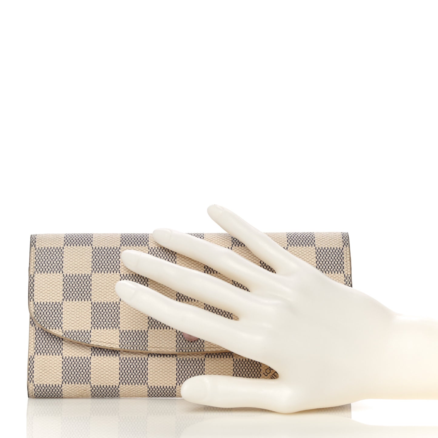 Damier Azur Emilie Wallet Rose Ballerine