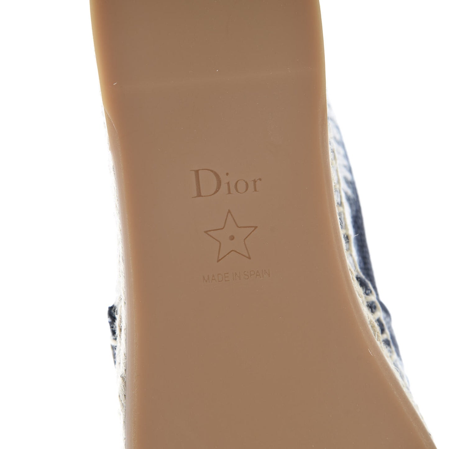 Canvas Tie and Dior Embroidered Granville 15mm Espadrilles 35 Denim