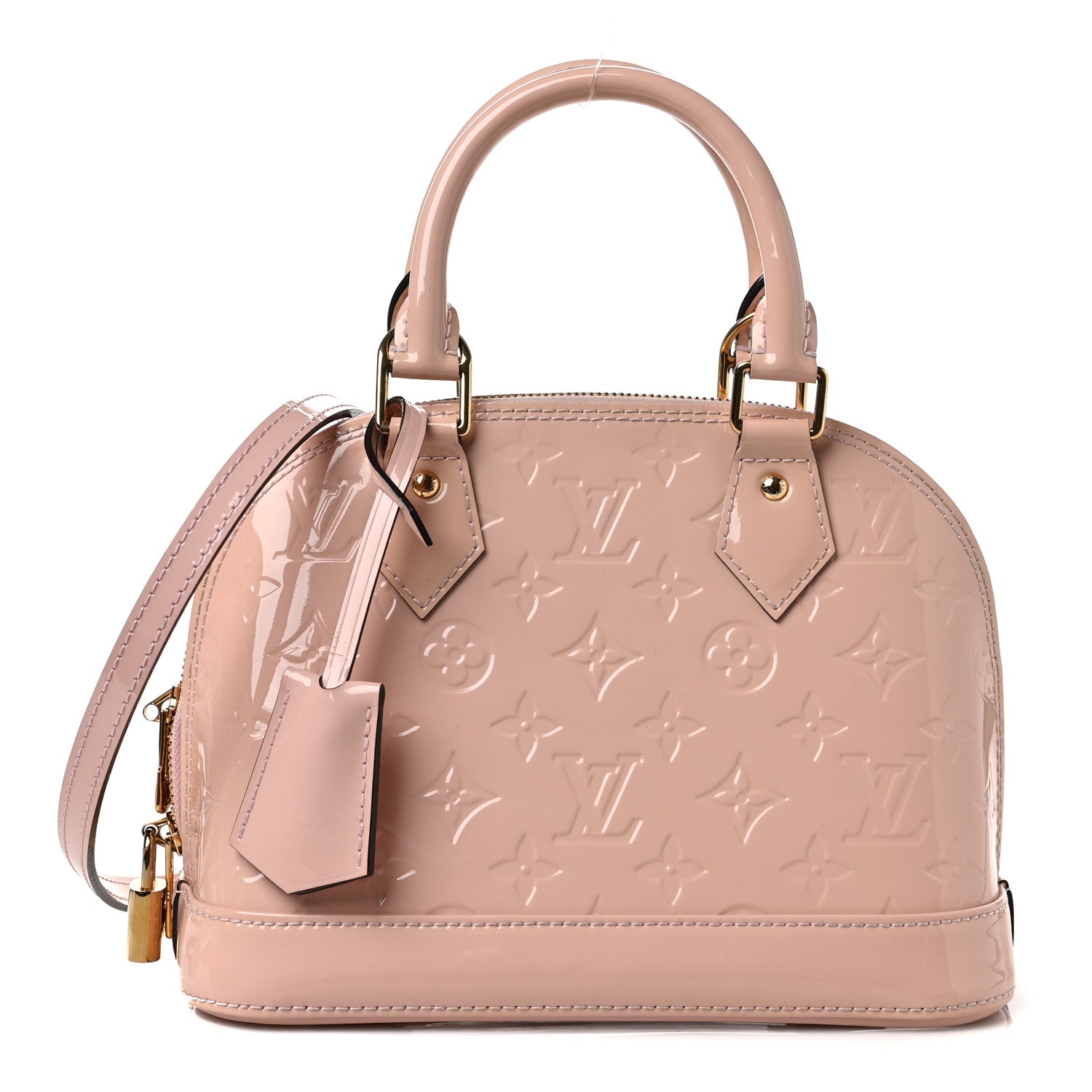 Louis Vuitton Vernis Alma BB Rose Ballerine 1 of 6