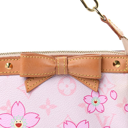 Louis Vuitton Monogram Cherry Blossom Pochette Accessories Pink 12 of 14