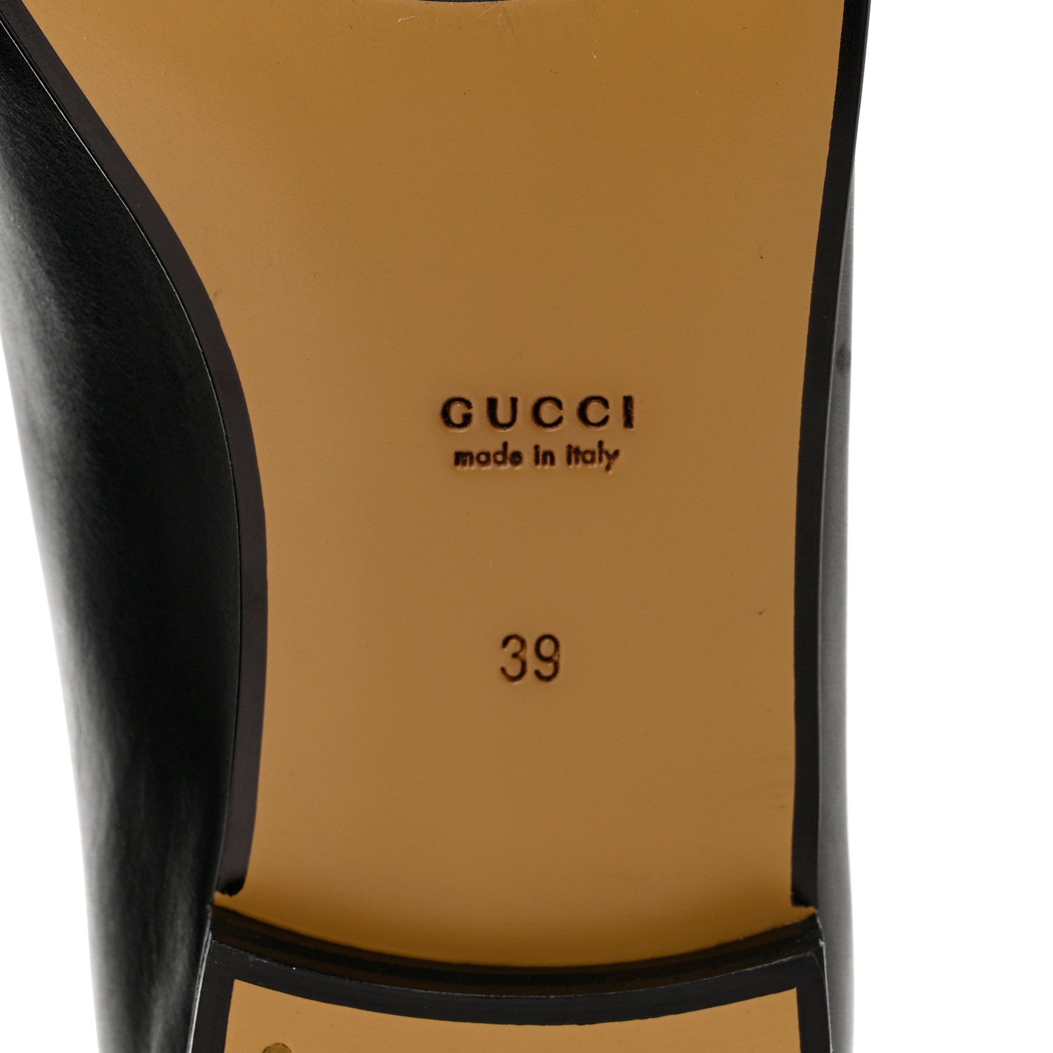 Gucci Lambskin Womens Brixton Horsebit Loafers 39 Black 8 of 9
