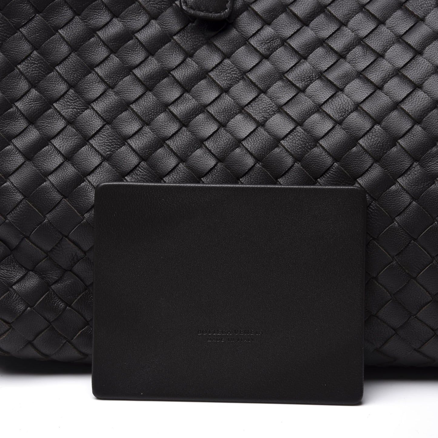Nappa Intrecciato Large Seamless Tote Espresso
