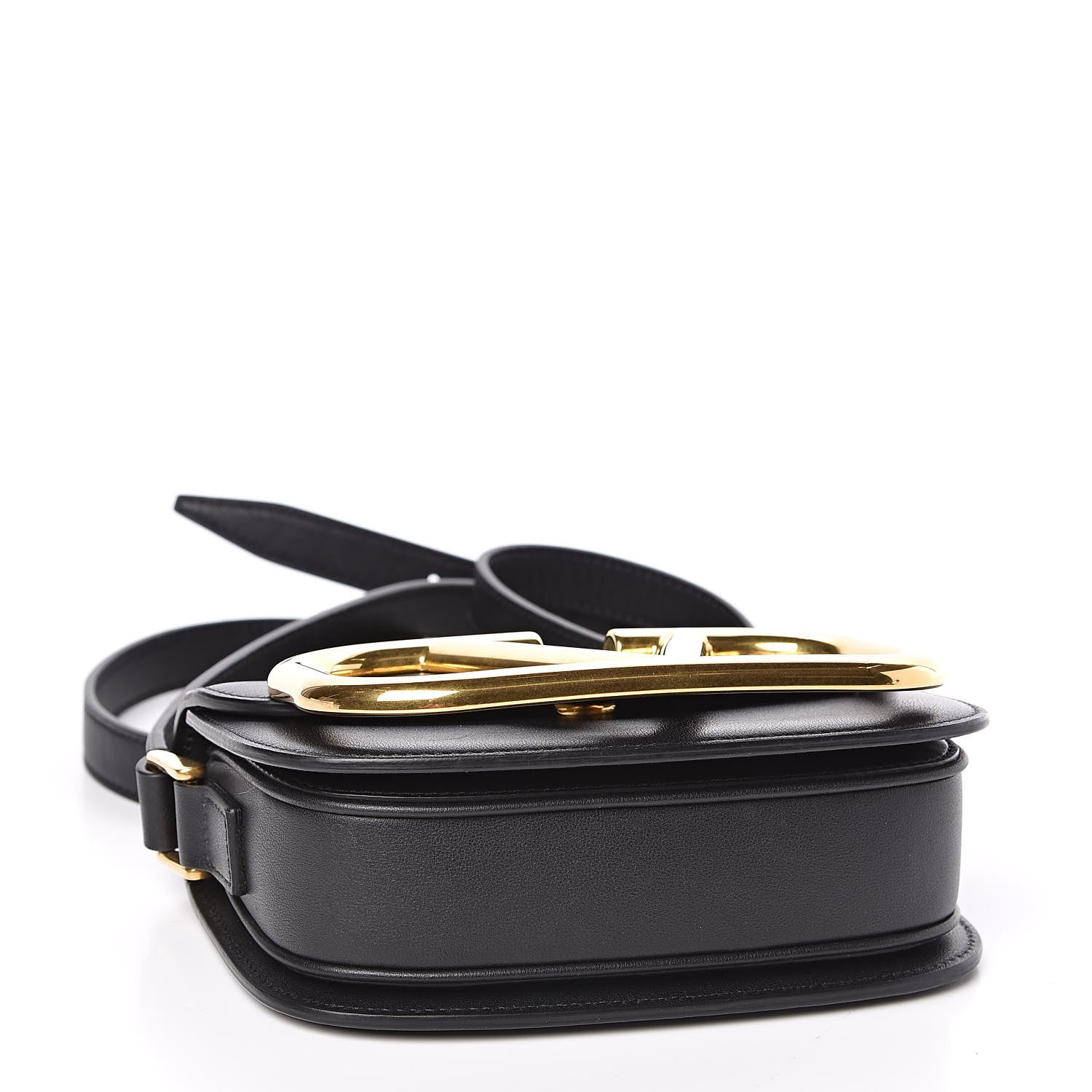Valentino Garavani Calfskin Small Supervee Crossbody Bag Black 4 of 10