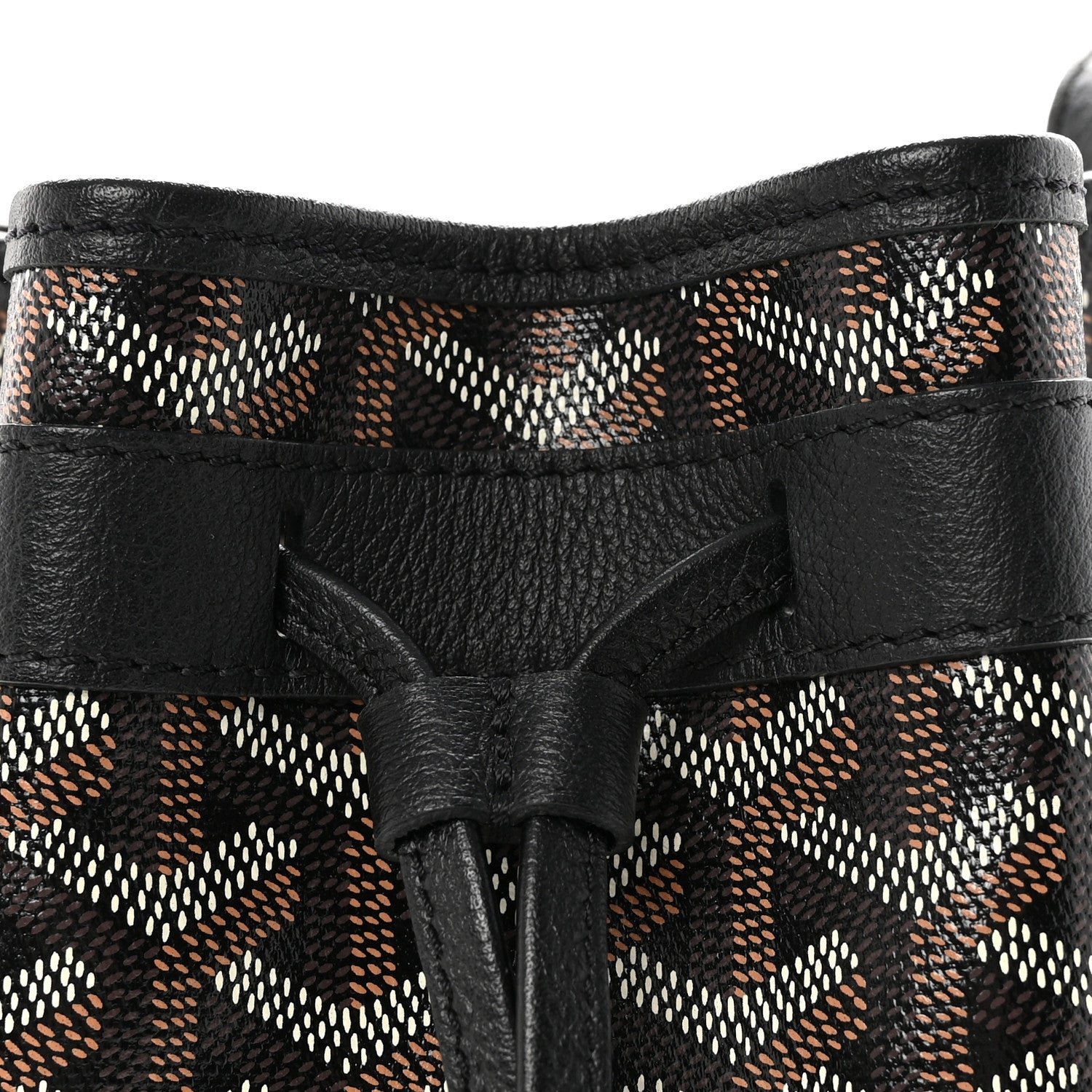 Goyard Goyardine Petit Flot Bucket Bag PM Black 6 of 8