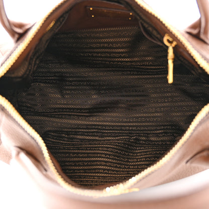 Prada Vitello Daino Shoulder Bag Tabacco 5 of 13