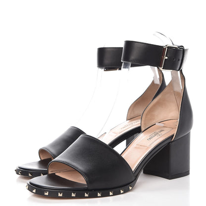Valentino Garavani Nappa Soul Rockstud 65mm Sandals 35.5 Black 3 of 18