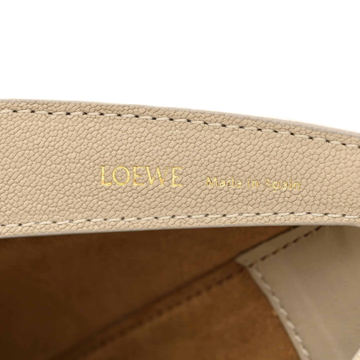 Satin Calfskin Jacquard Small Luna Bag Oat