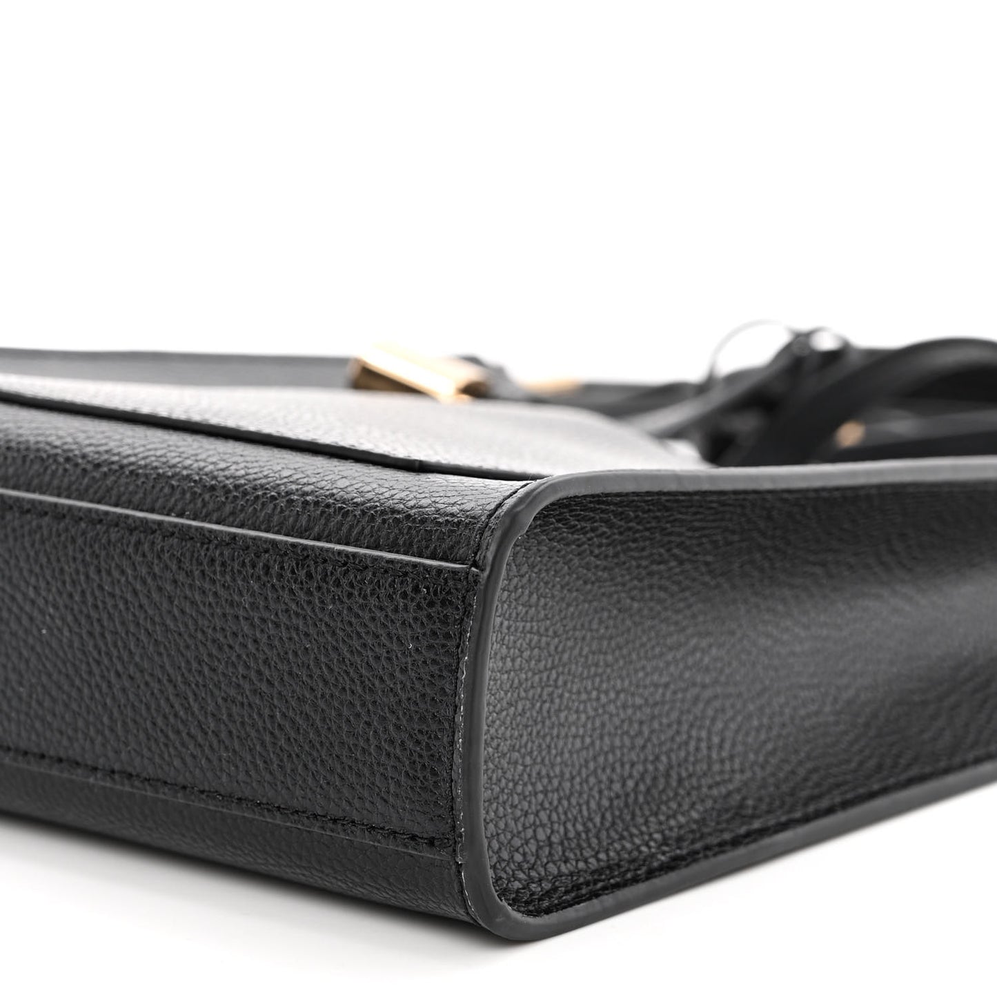 Calfskin Micro Grind Tote Bag Black