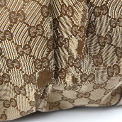 Gucci Monogram Margaux Calfskin Medium Sukey Top Handle Bag Beige Ebony Mystic White 10 of 13