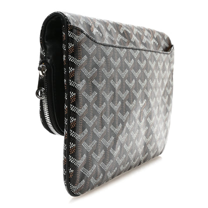 Goyard Goyardine Sainte Marie Soft Clutch Black 3 of 8