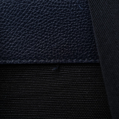 Burberry Grain Calfskin Canvas Mega Check Drifton Backpack Blue 14 of 19