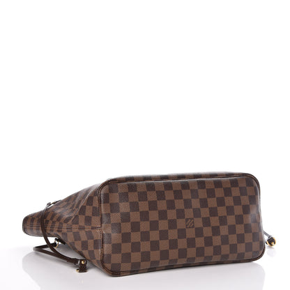 Louis Vuitton Damier Ebene Neo Neverfull MM Rose Ballerine 5 of 29