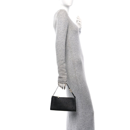 Louis Vuitton Epi Pochette Accessories 24 Black 2 of 9