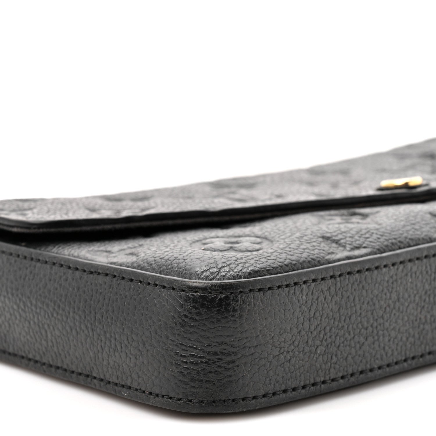 Louis Vuitton Empreinte Pochette Felicie Chain Wallet Black 10 of 11