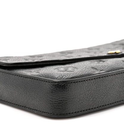 Louis Vuitton Empreinte Pochette Felicie Chain Wallet Black 10 of 11