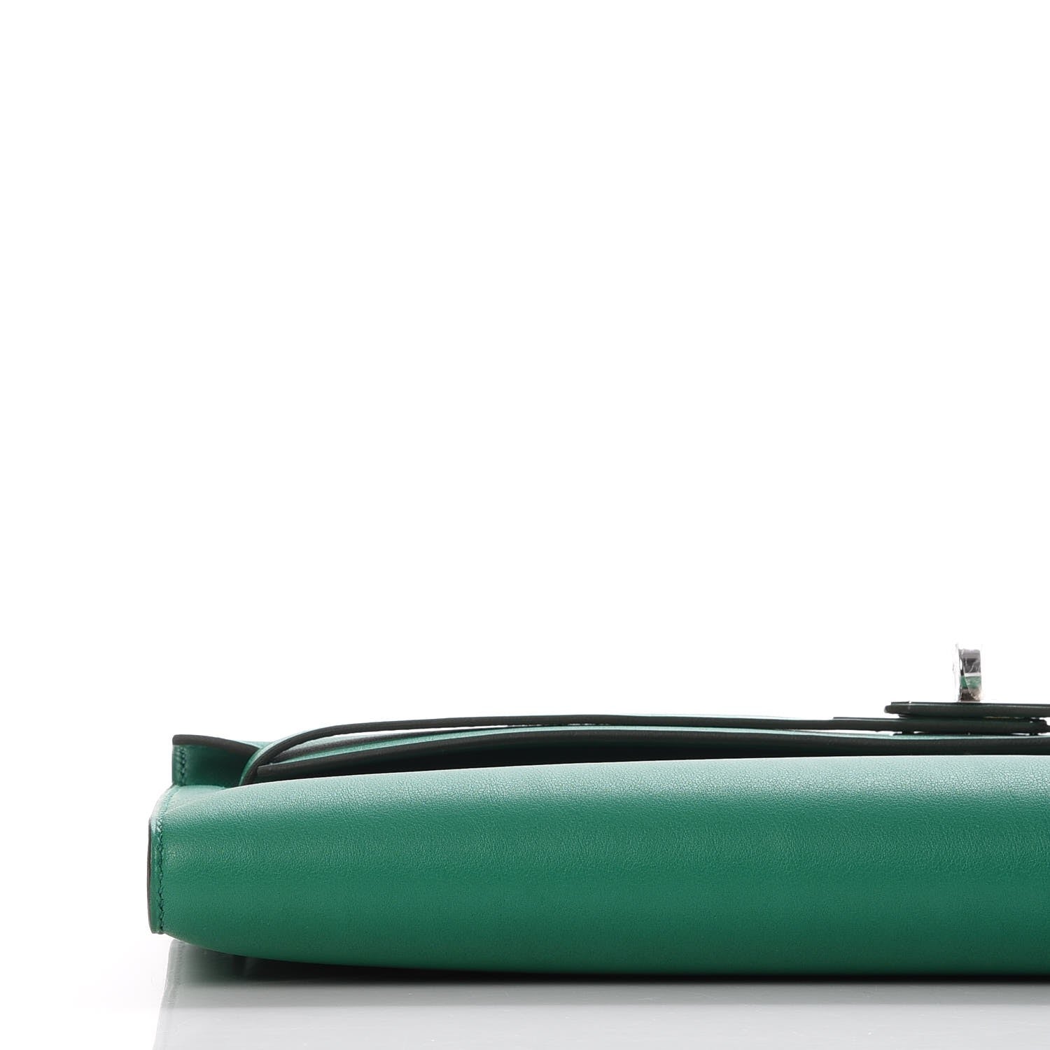 Hermes Swift Kelly Cut Clutch Pochette Vert Vertigo 21 of 26