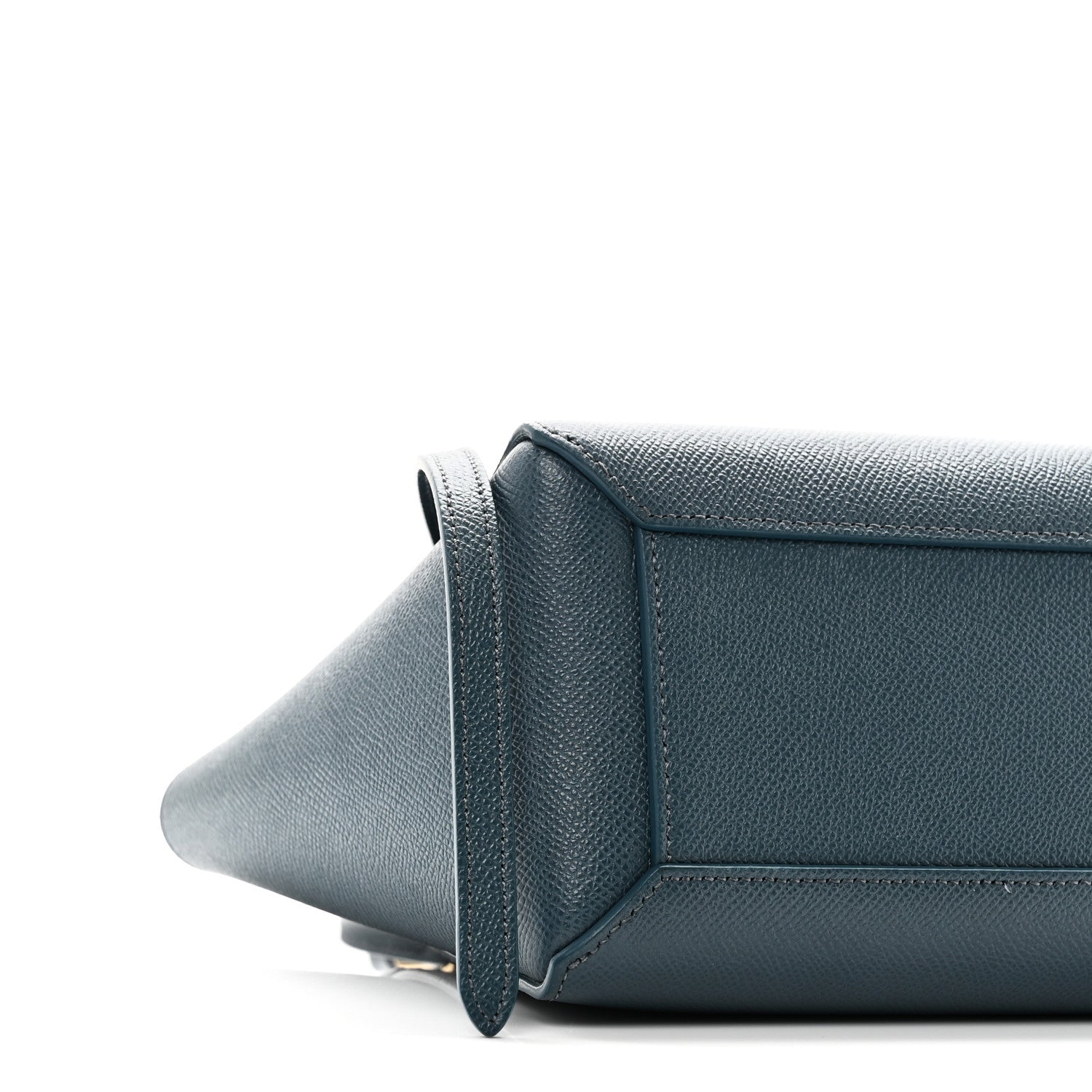Celine Grained Calfskin Nano Belt Bag Abyss Blue 9 of 10