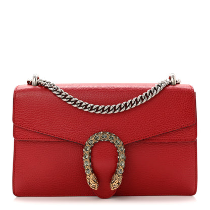 Gucci Dollar Calfskin Swarovski Crystal Small Dionysus Shoulder Bag Hibiscus Red 1 of 10