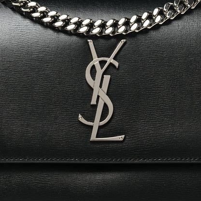 Saint Laurent Calfskin Large Monogram Sunset Black 7 of 10