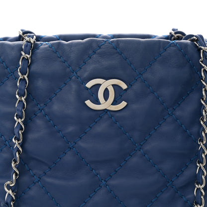 Chanel Calfskin Love Me Tender Large Tote Blue 8 of 10