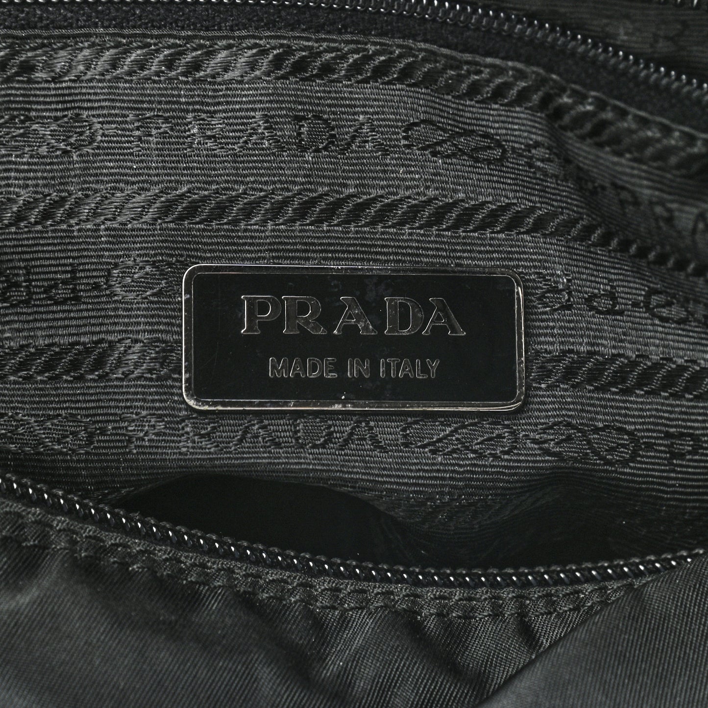 Tessuto Nylon Vela Messenger Bag Black