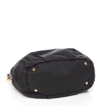 Prada Tessuto Nylon Cervo Shoulder Bag Black 3 of 8