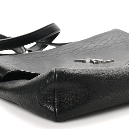 Saint Laurent Lambskin Cassandre Envelope Messenger Black 8 of 10