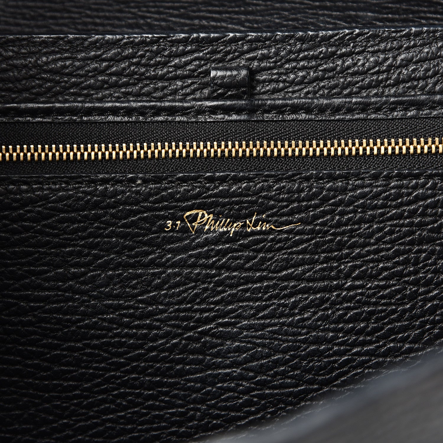 3.1 Phillip Lim 3.1 Textured Calfskin Medium Pashli Satchel Black 5 of 19