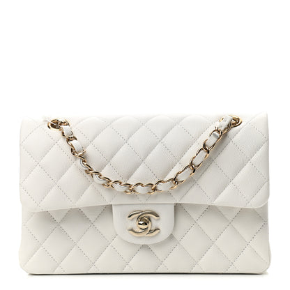 Chanel Caviar Quilted Small Double Flap White 1 of 11