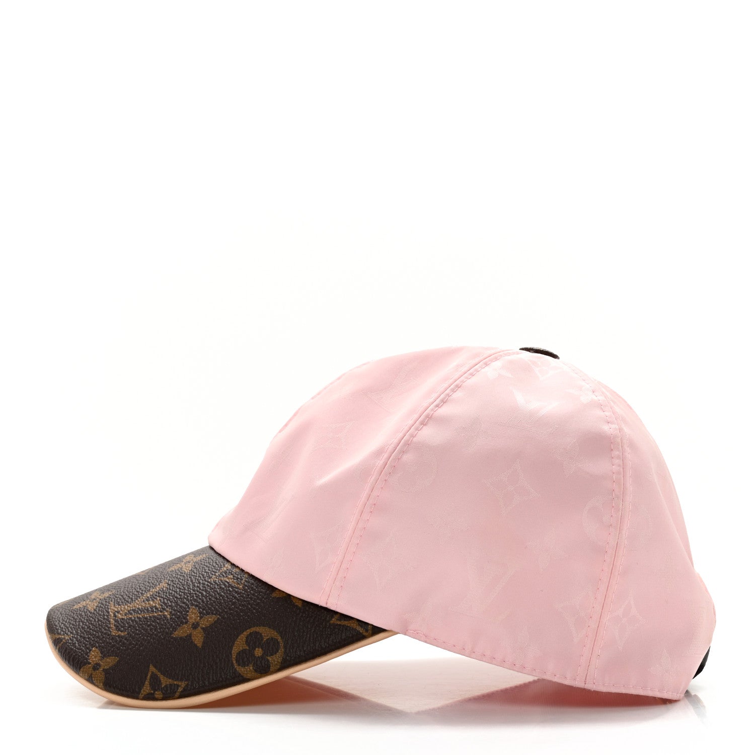 Louis Vuitton Polyester Silk Monogram LV Get Ready Cap M Pink 1 of 12