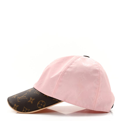 Louis Vuitton Polyester Silk Monogram LV Get Ready Cap M Pink 1 of 12