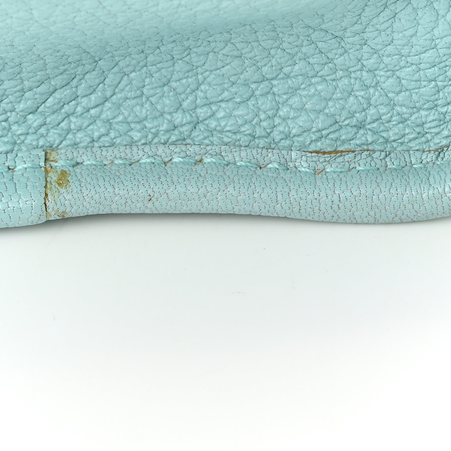 Chevre Silver Metallic Edge Hardware City Bleu Maldives