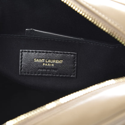 Saint Laurent Calfskin Matelasse Monogram Lou Camera Bag Dusty Grey 6 of 12
