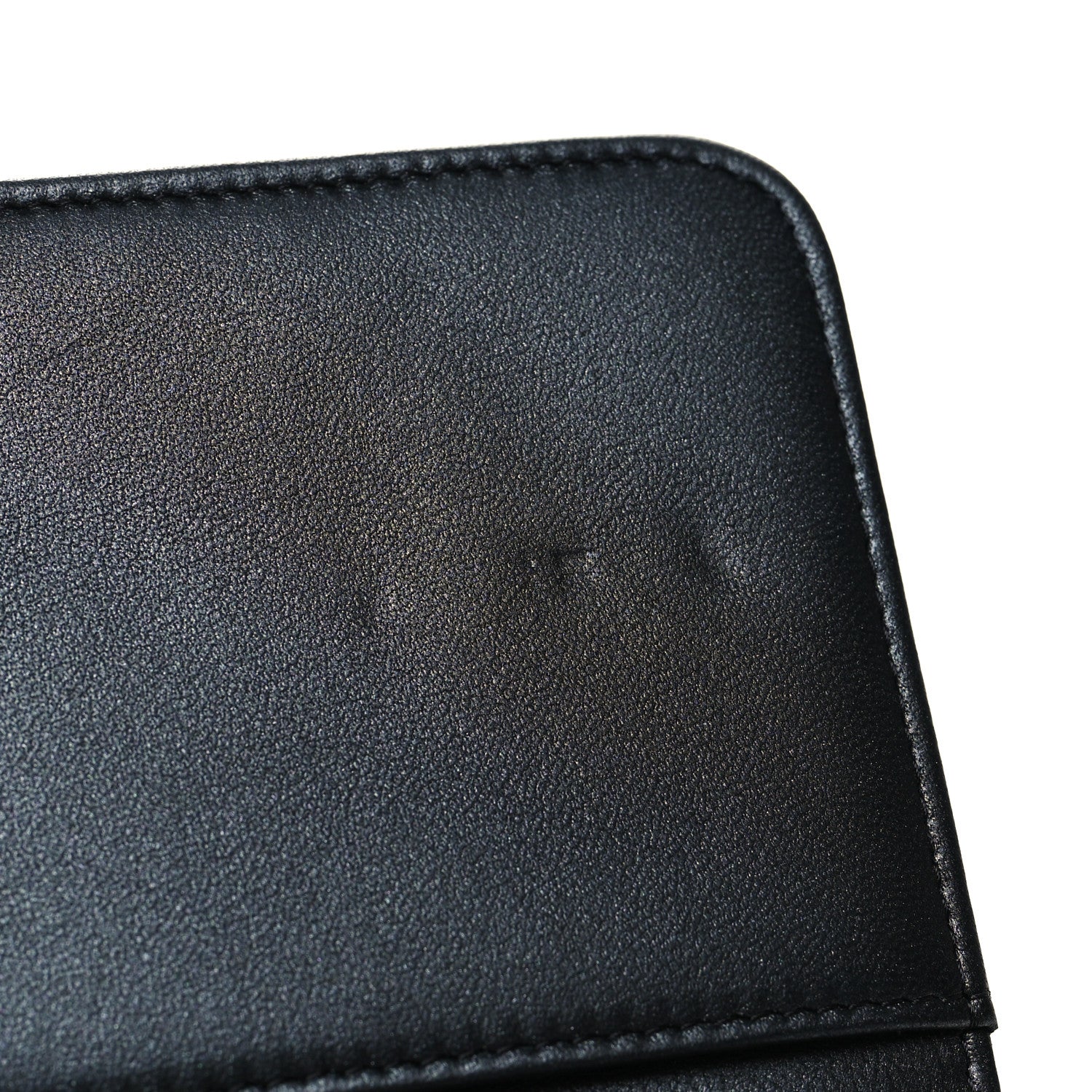 Chanel Iridescent Lambskin Quilted Pearl Wallet On Chain WOC Black 13 of 14