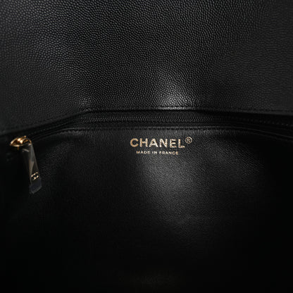 Chanel Caviar Quilted Flap Clutch Black 6 of 9