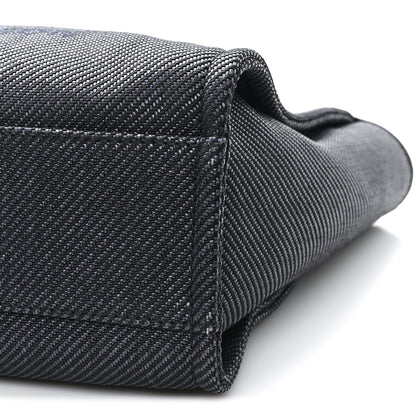 Chanel Mixed Fibers Calfskin Small Deauville Tote Black 10 of 10